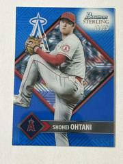 Shohei Ohtani [Blue] Baseball Cards 2023 Bowman Sterling Tek Prices