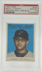 Miguel Cabrera [Mini Blue] #226 Baseball Cards 2004 Topps Cracker Jack Prices