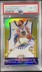 Stephen Curry [Gold] Basketball Cards 2019 Panini Contenders Optic Uniformity Prices
