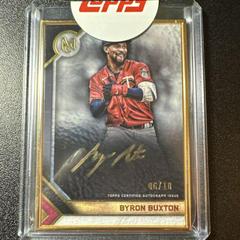 Byron Buxton [Gold] #MFA-BBU Baseball Cards 2023 Topps Museum Collection Framed Autographs Prices