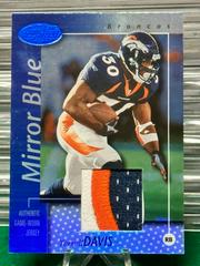 Terrell Davis [Mirror Blue Jersey] Football Cards 2002 Leaf Certified Prices