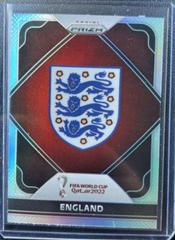 England [Silver] Soccer Cards 2022 Panini Prizm World Cup Team Badges Prices