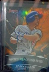 Corey Seager [Orange Refractor] Baseball Cards 2016 Bowman's Best Stat Lines Prices