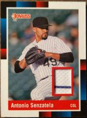 Antonio Senzatela #R88M-AS Baseball Cards 2022 Panini Donruss Retro 1988 Materials Prices
