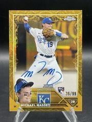 Michael Massey Baseball Cards 2023 Topps Gilded Collection Chrome Gold Etch Autographs Prices