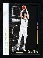 Kristaps Porzingis [Holo Silver] Basketball Cards 2021 Panini Noir Prices