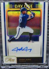 Josh Jung [Holo Gold] #DOA-JJ Baseball Cards 2022 Panini Three and Two Day One Autographs Prices