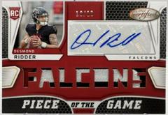 Desmond Ridder [Gold] Football Cards 2022 Panini Certified Piece of the Game Signatures Prices