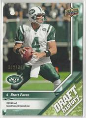 Brett Favre [Retail Dark Green] Football Cards 2009 Upper Deck Draft Edition Prices