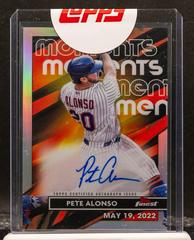 Pete Alonso #FMA-PA Baseball Cards 2023 Topps Finest Moments Autographs Prices