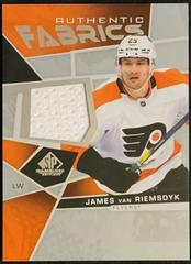 James van Riemsdyk Hockey Cards 2021 SP Game Used Authentic Fabrics Prices