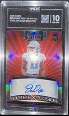 Josh Downs [Red] #YS-JDO Football Cards 2023 Panini Select Draft Picks Youth Explosion Signatures Prices