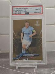 Kevin De Bruyne [Gold Refractor] Soccer Cards 2017 Topps Chrome UEFA Champions League Prices