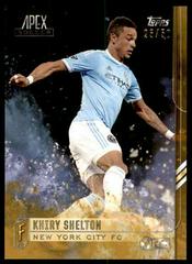 Khiry Shelton [Gold] Soccer Cards 2015 Topps Apex MLS Prices