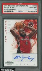 Quincy Acy Autograph #235 Basketball Cards 2012 Panini Contenders Prices