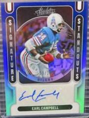 Earl Campbell [Blue] Football Cards 2022 Panini Absolute Signature Standouts Prices