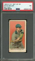 Dots Miller [Batting] Baseball Cards 1909 E101 Set of 50 Prices