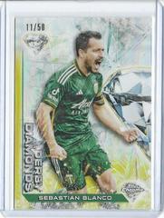 Sebastian Blanco [Gold] Soccer Cards 2023 Topps Chrome MLS Derby Diamonds Prices