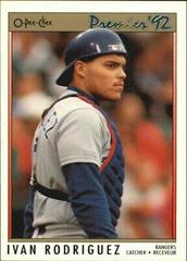 Ivan Rodriguez Baseball Cards 1992 O Pee Chee Premier Prices
