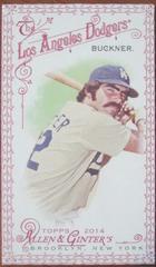 Bill Buckner [Mini Red Border] #63 Baseball Cards 2014 Topps Allen & Ginter Prices