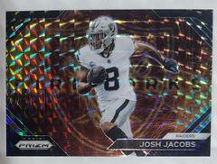 Josh Jacobs [Black Finite] #F-17 Football Cards 2023 Panini Prizm Fireworks Prices