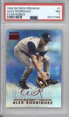 Alex Rodriguez [Star Rubies] #1 Baseball Cards 1999 Skybox Premium Prices