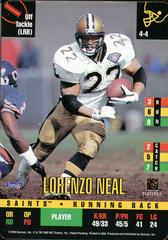 Lorenzo Neal Football Cards 1995 Panini Donruss Red Zone Prices