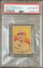 Bill Cunningham [Hand Cut] #1 Baseball Cards 1923 W515 1 Prices