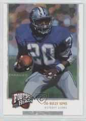 Billy Sims #204 Football Cards 2008 Upper Deck Heroes Prices