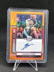 Shaedon Sharpe [Orange] #6 Basketball Cards 2022 Panini Contenders Optic Up and Coming Autograph Prices