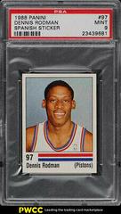 Dennis Rodman #97 Basketball Cards 1988 Panini Spanish Sticker Prices