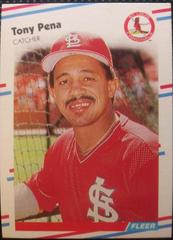Tony Pena #45 Baseball Cards 1988 Fleer Prices