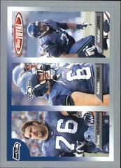 Steve Hutchinson, Robbie Tobeck, Walter Jones [Silver] Football Cards 2005 Topps Total Prices