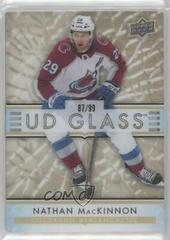 Nathan MacKinnon [Gold] #GS-5 Hockey Cards 2021 Upper Deck Ovation UD Glass Stars Prices