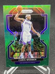 Chris Webber [Green Shimmer] Basketball Cards 2021 Panini Prizm Prices