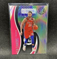 Ben Simmons [Pink] #8 Basketball Cards 2019 Panini Illusions Astounding Prices