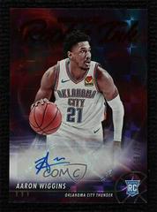 Aaron Wiggins [Red] #RI-AW Basketball Cards 2021 Panini Hoops Rookie Ink Autographs Prices