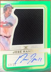 Jose Ramirez Baseball Cards 2023 Topps Definitive Autograph Relic Collection Prices