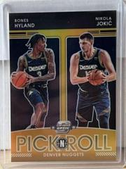Bones Hyland, Nikola Jokic [Gold] #9 Basketball Cards 2021 Panini Contenders Optic Pick n Roll Prices