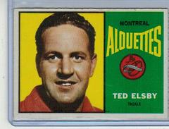 Ted Elsby Football Cards 1964 Topps CFL Prices