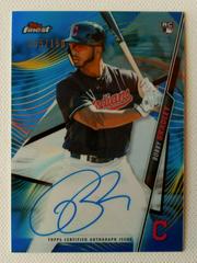 Bobby Bradley [Blue Refractor] Baseball Cards 2020 Topps Finest Autographs Prices