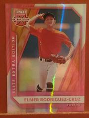 Elmer Rodriguez Cruz [Pink] Baseball Cards 2021 Panini Elite Extra Edition Prices