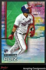 Keibert Ruiz [Green Refractor] Baseball Cards 2021 Bowman’s Best Prices