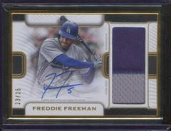 Freddie Freeman #FAC-FFR Baseball Cards 2023 Topps Definitive Framed Autograph Patch Collection Prices