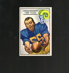 Tom Fears #6 Football Cards 1951 Bowman Prices