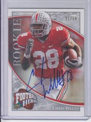Chris Wells Football Cards 2009 Upper Deck Heroes Prices