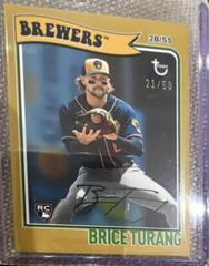 Brice Turang [Gold] #3 Baseball Cards 2023 Topps Brooklyn Collection Prices