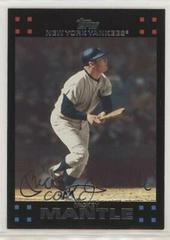 Mickey Mantle [Red Back] #7 Baseball Cards 2007 Topps Prices