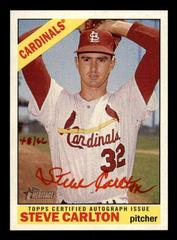 Steve Carlton [Stadium Background Red Ink] #SC Baseball Cards 2015 Topps Heritage Real One Autographs Prices