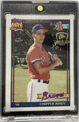 Chipper Jones #333 Baseball Cards 1991 Topps Desert Shield Prices